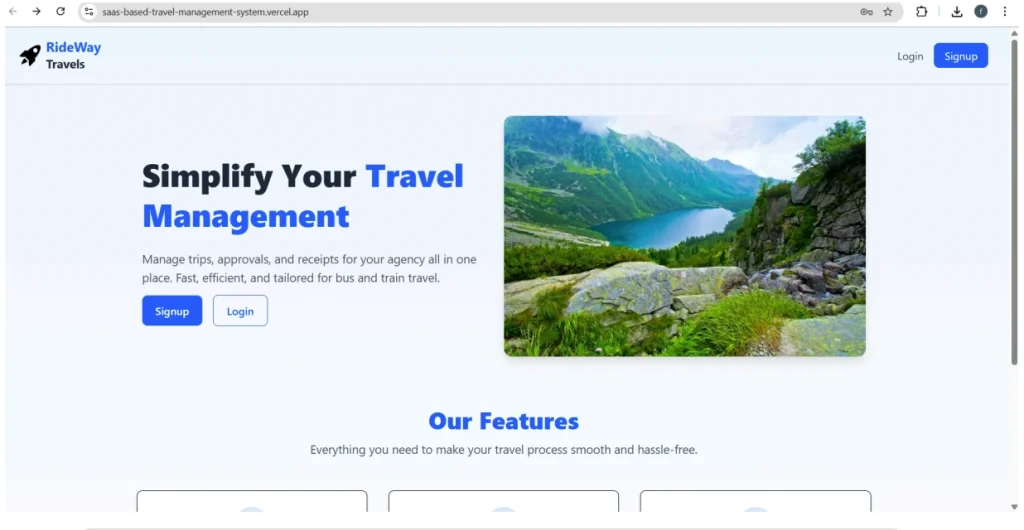 Travel Management System